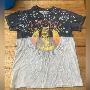 AC/DC Back In Black Tour Shirt XS